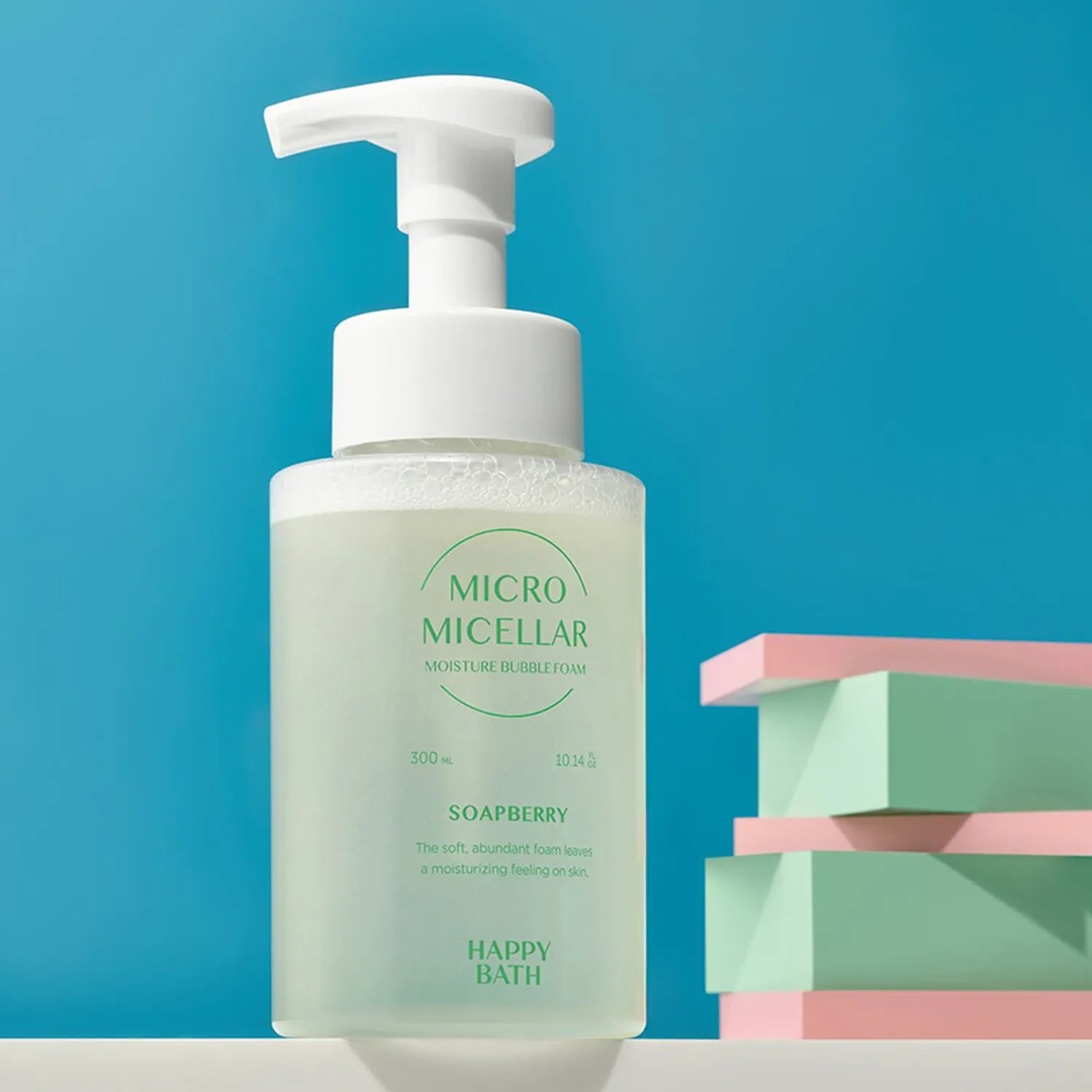 Happy Bath Micro Micellar Soapberry Bubble Foam 300mL