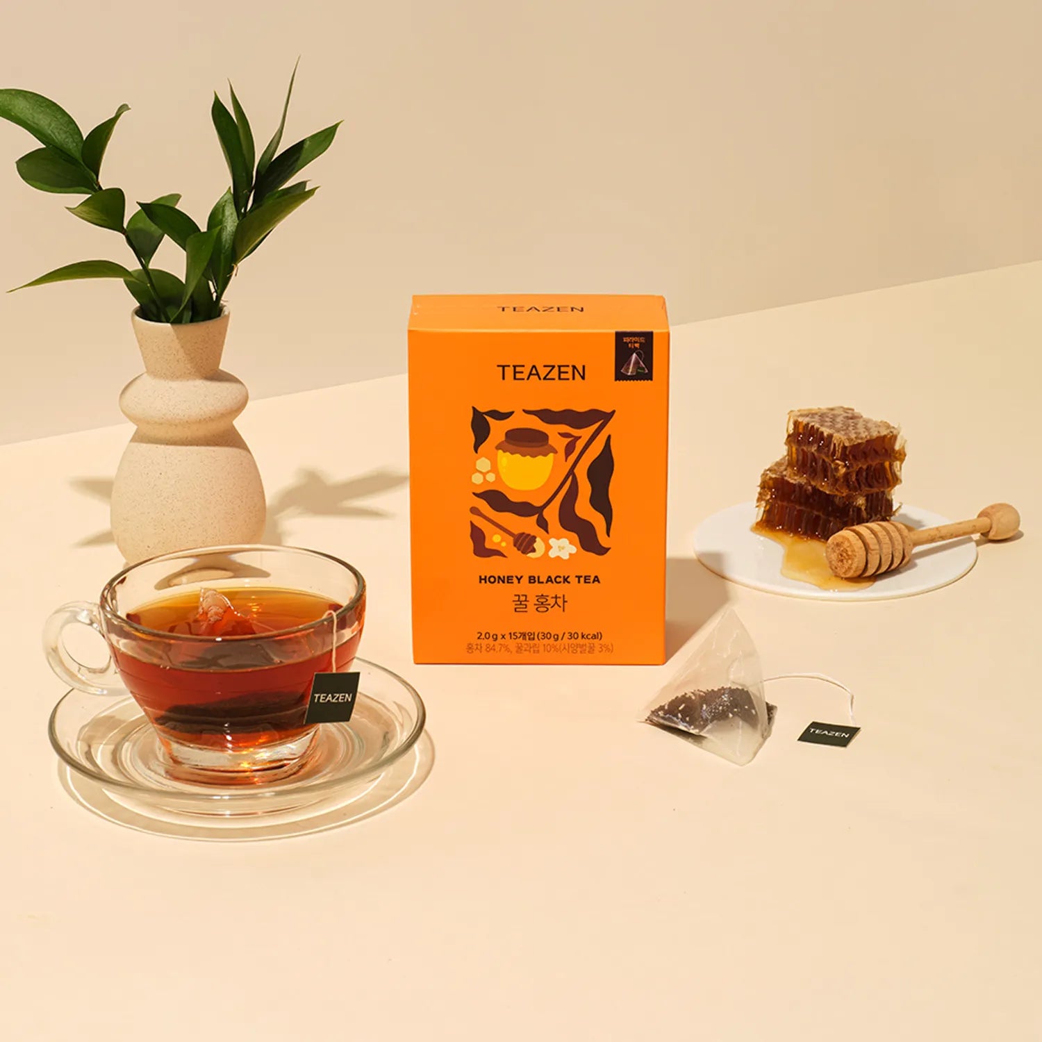 Teazen Honey Black Tea 15ea