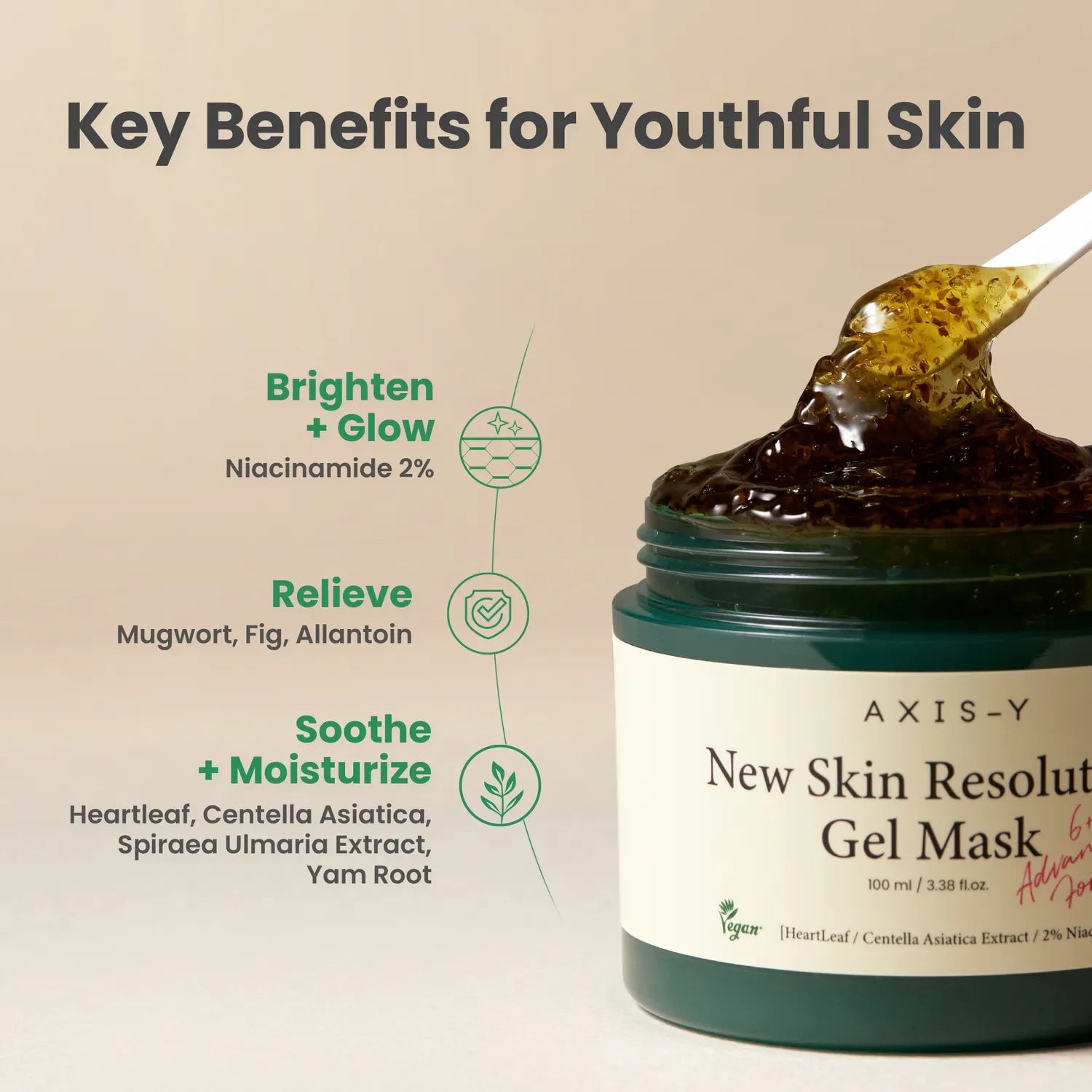 AXIS-Y New Skin Resolution Gel Mask 100mL