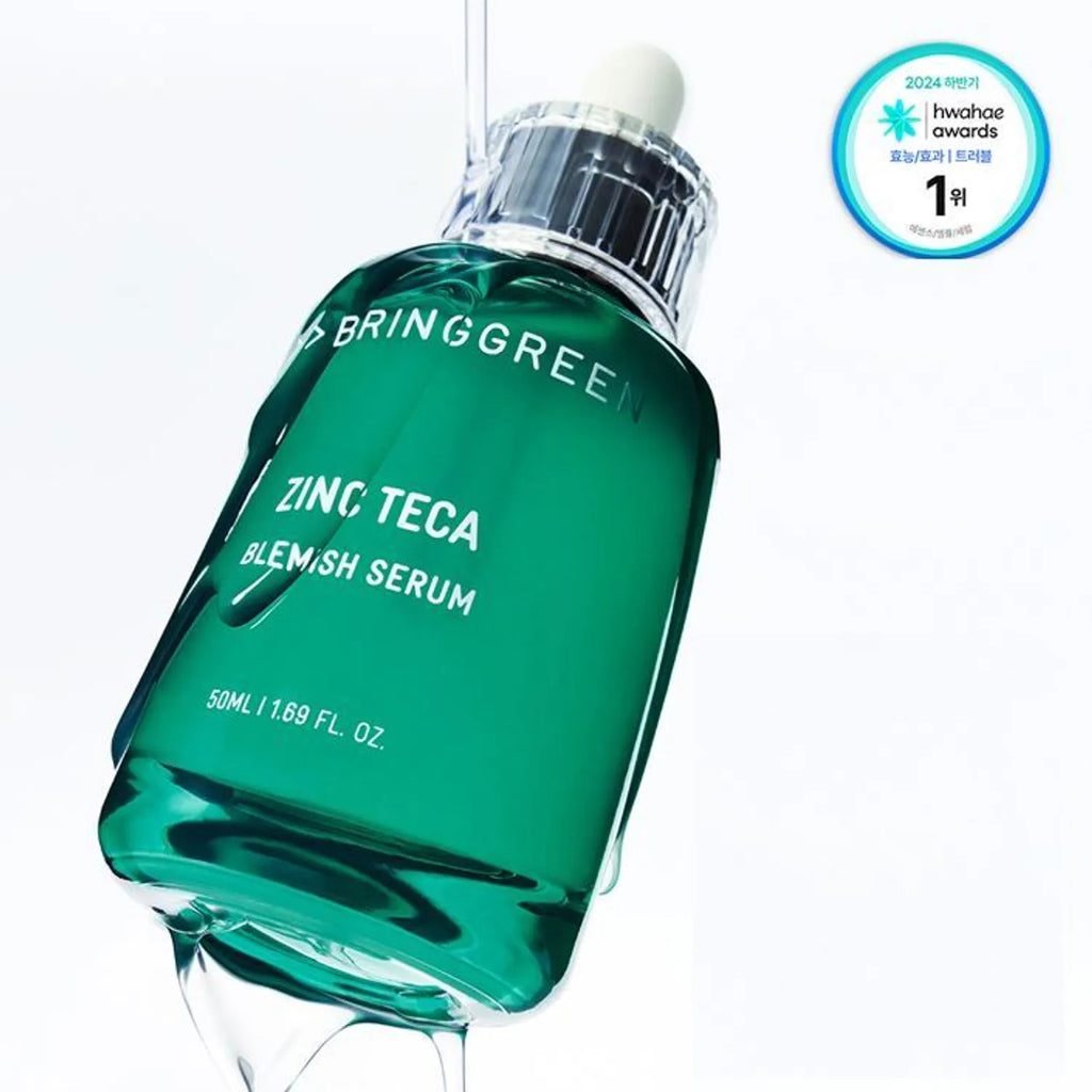 [Angyeong Mandu Edition] BRINGGREEN Zinc Teca Blemish Serum 50ml + 25ml Refill Set (+Angyeong Mandu Plush Keyring)