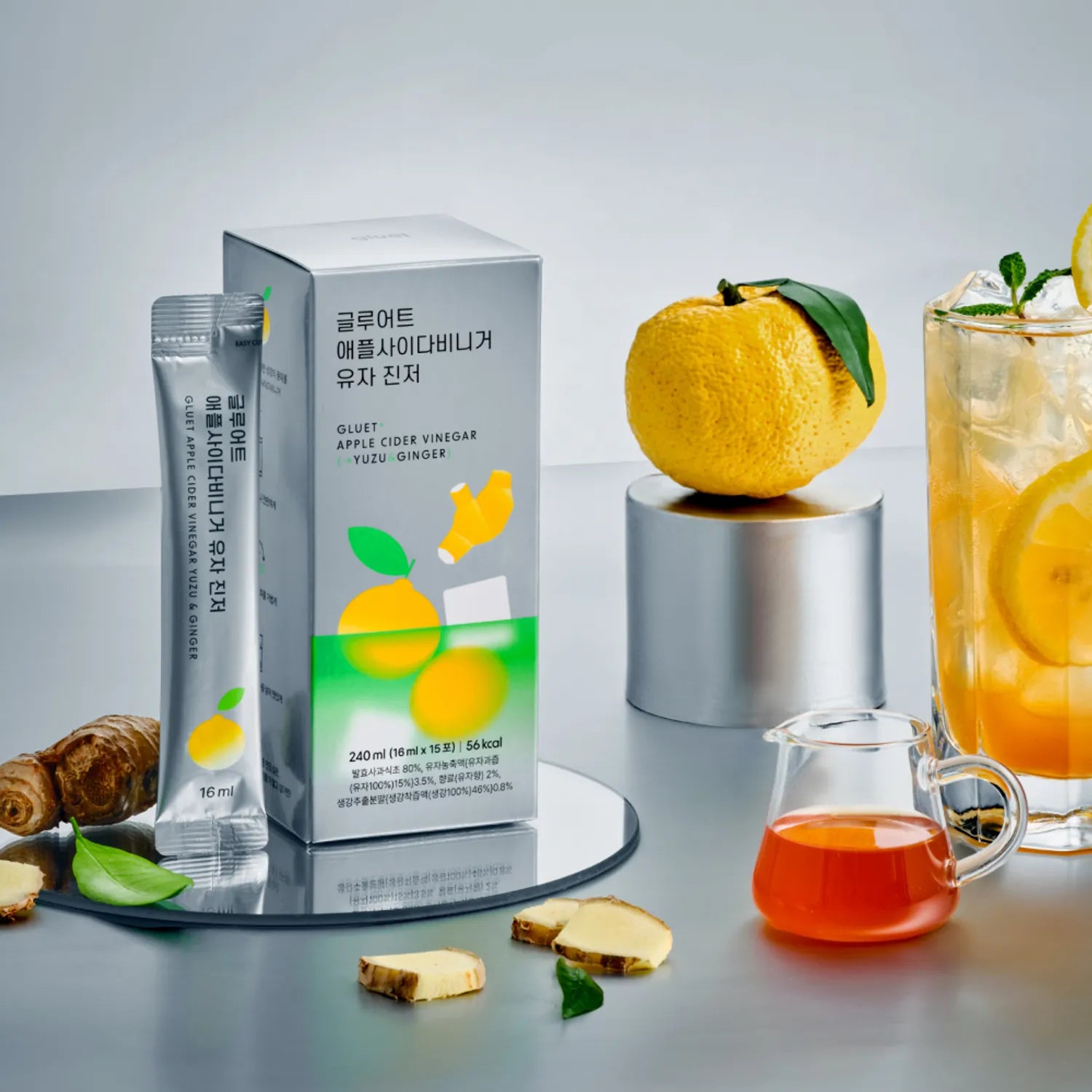 Gluet Apple Cider Vinegar Yuzu Ginger 15T