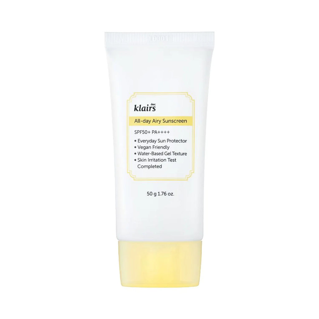 dear, klairs All day Airy Sunscreen SPF50+ PA++++ 50g