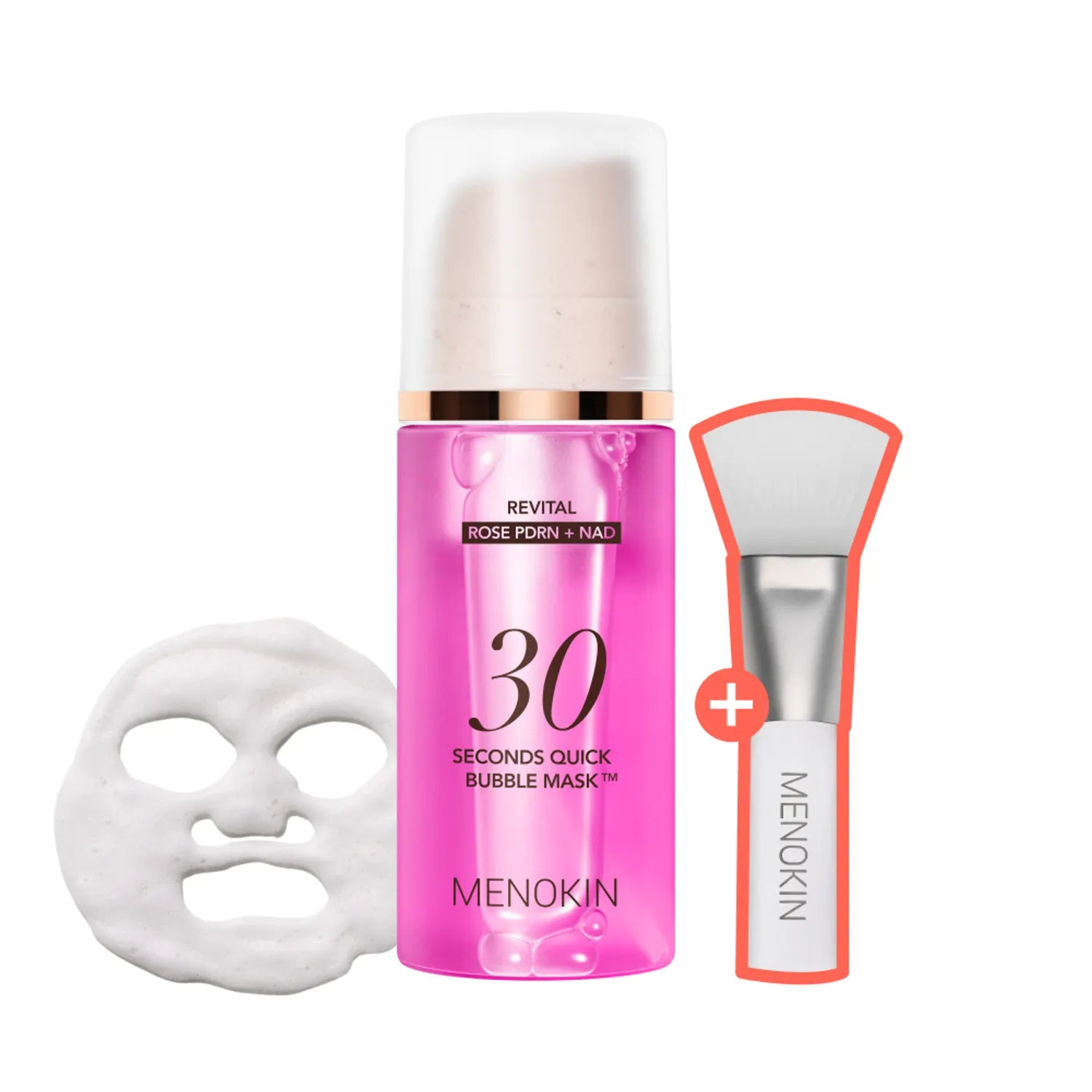 MENOKIN 30 Seconds Quick Bubble Mask Set
