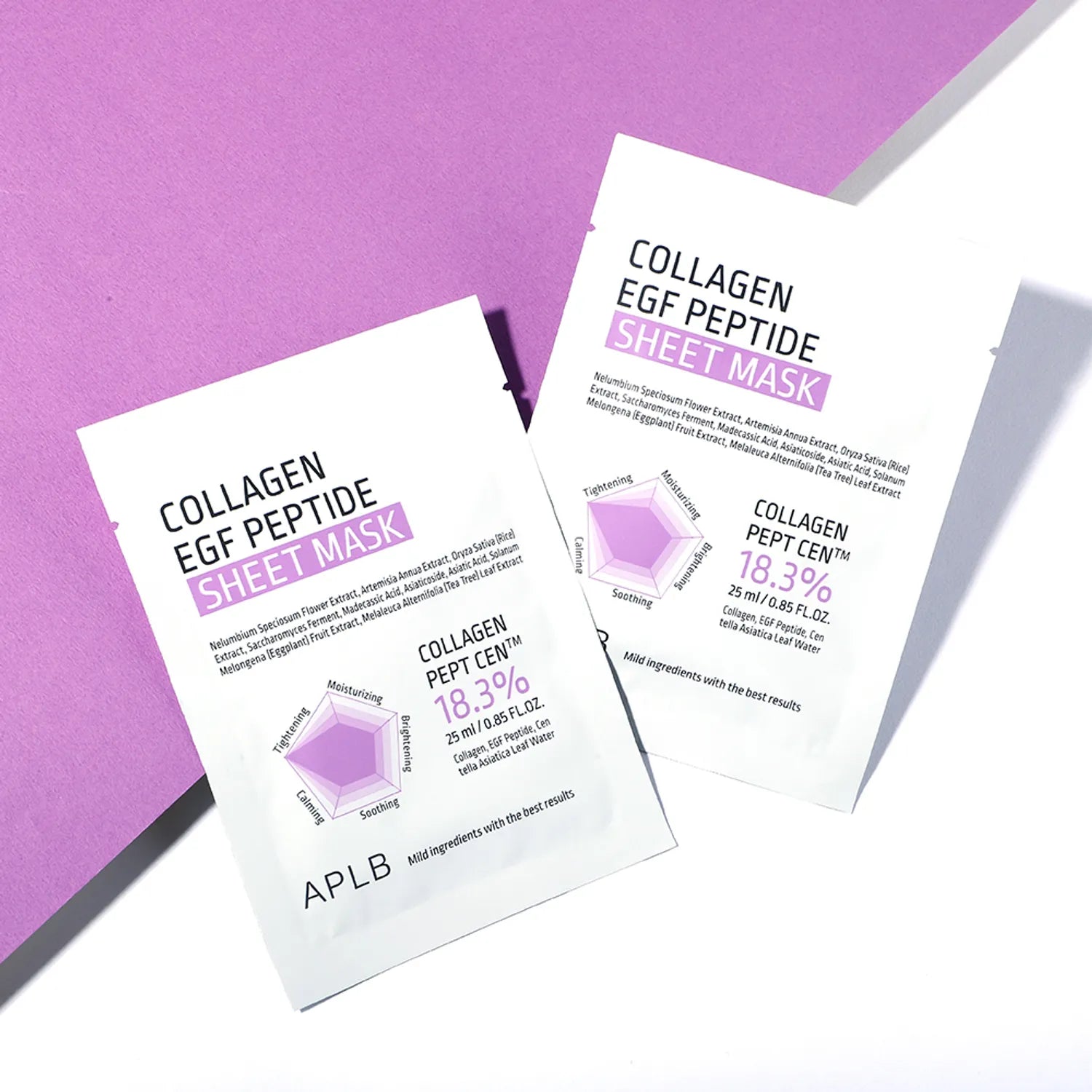 APLB Collagen EGF Peptide Sheet Mask 25ml*10ea