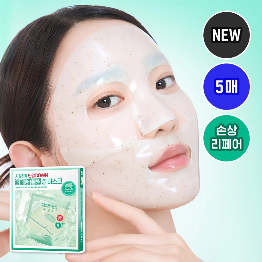 Cell Fusion C Post Alpha Cica Cooling Protein Gel Mask 5ea
