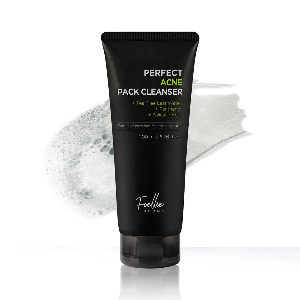 Foellie Homme Perfect Acne Pack Cleanser