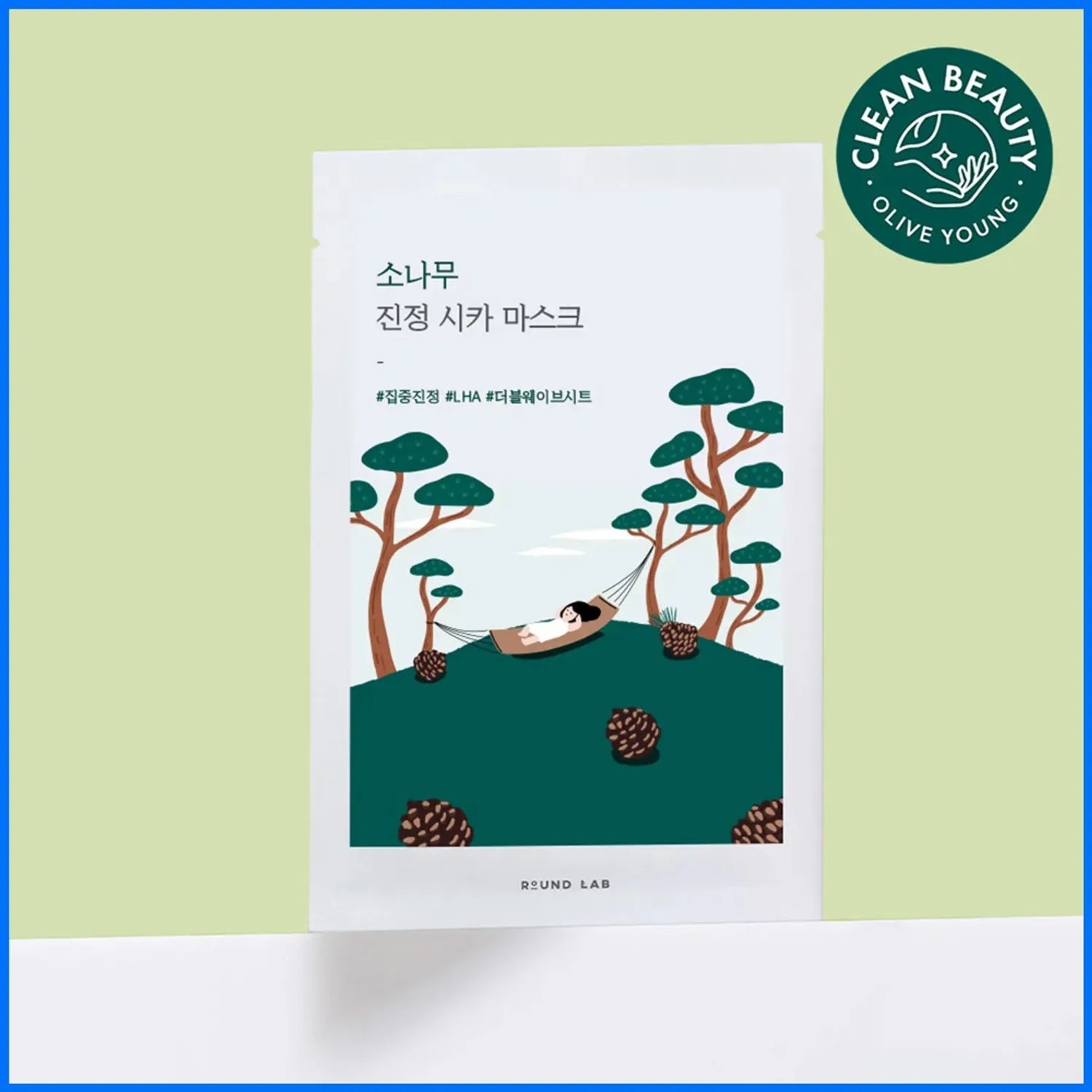 ROUND LAB Pine calming cica mask sheet 1ea