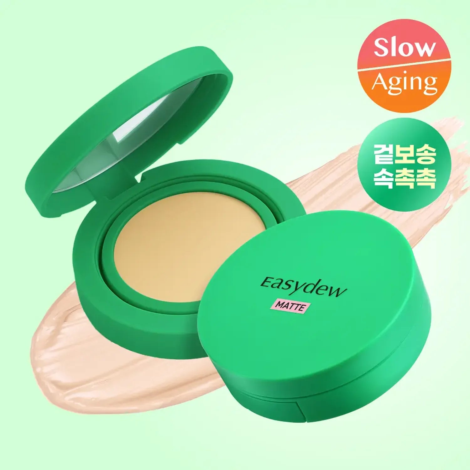 easydew Mela B Toning Matte Cover Pact 19g Fair