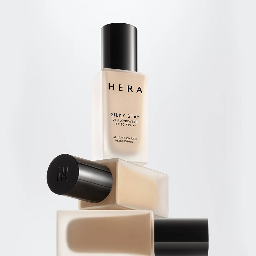 HERA Silky Stay 24H Longwear Foundation (Set/Single) (9 Shades)