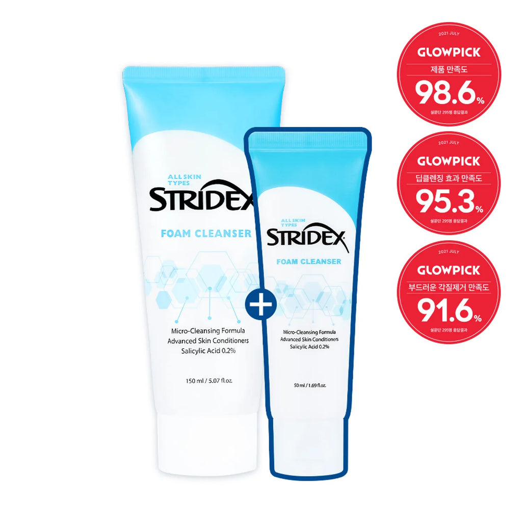 STRIDEX Foam Cleanser 150ml Set (+50ml)