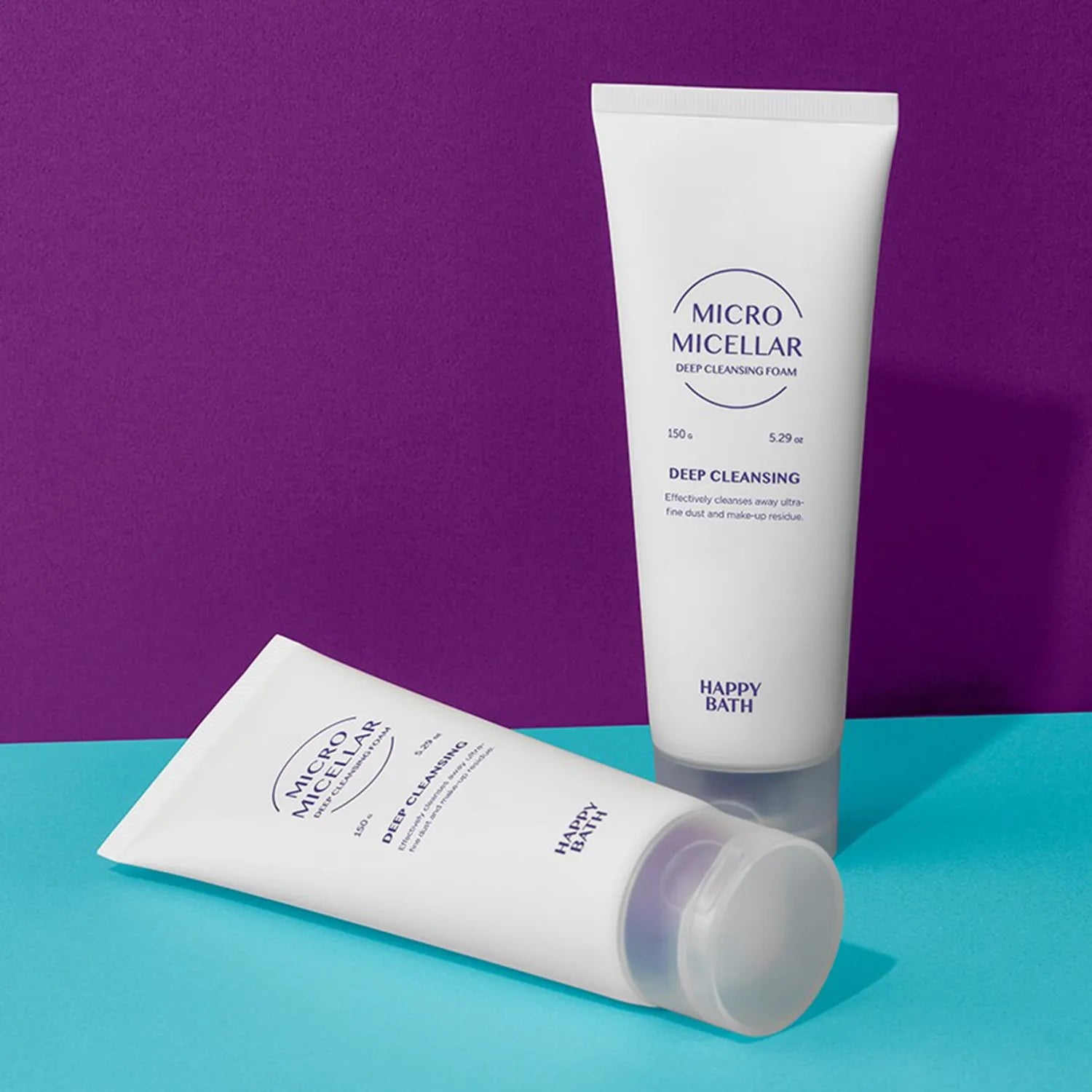 Happy Bath Micro Micellar Deep Cleansing Foam 150g Double Set