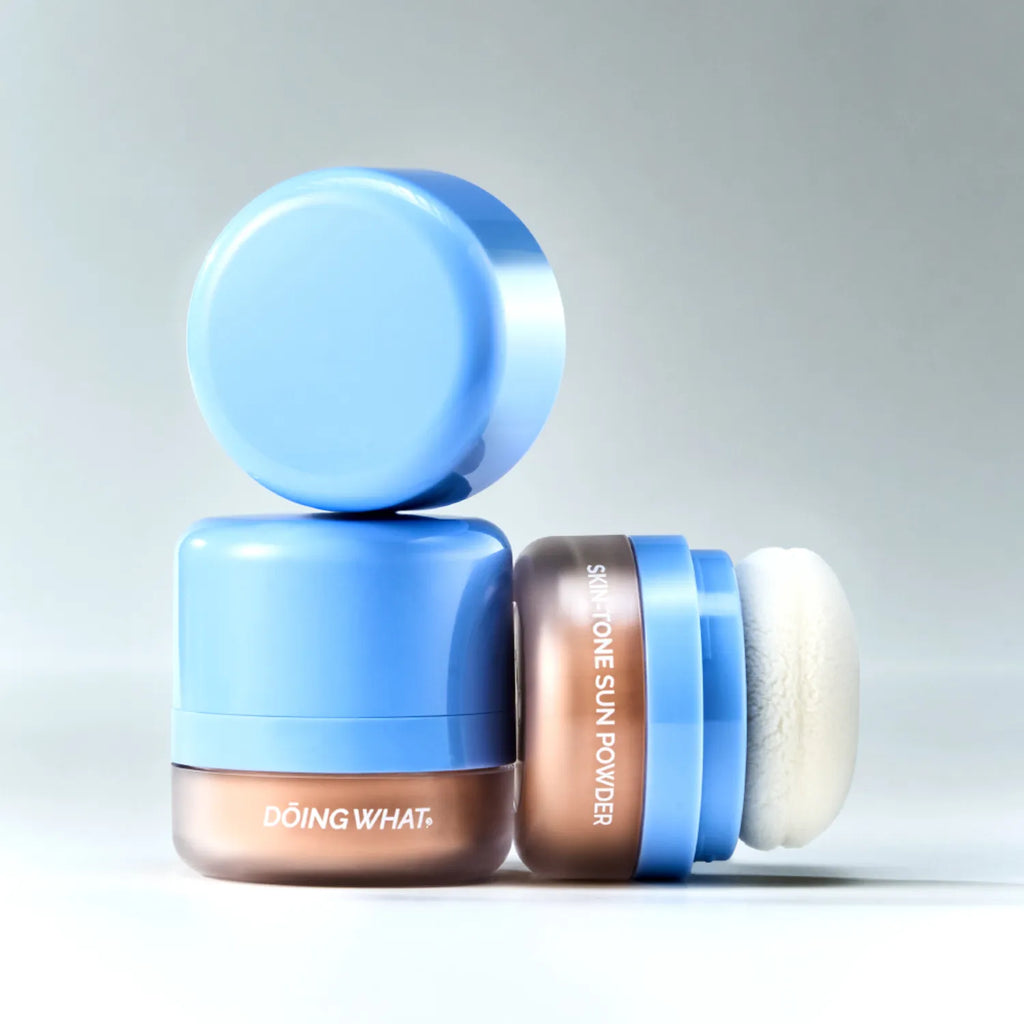 Doing What Skin-Tone Sun Powder 7g Set (+Refill Puff)