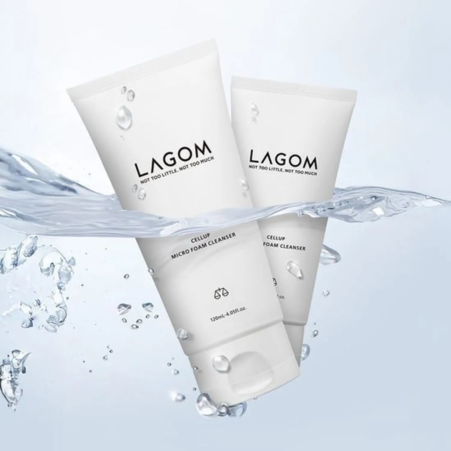 Lagom Cellup Micro Foam Cleanser 120ml*2ea Set (+30ml)