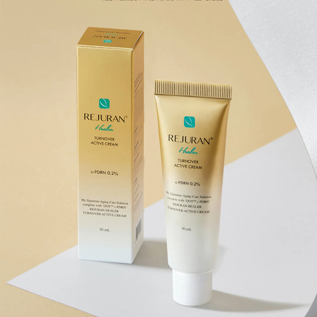 REJURAN Healer Turnover Active Cream 50ml Set (+Derma Healer Ampoule 1ml*7)