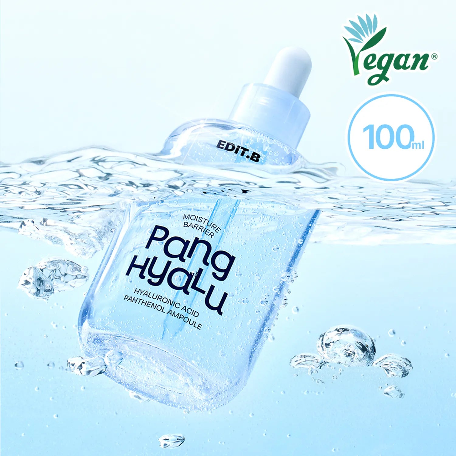 EDIT.B Moisture Barrier Pang Hyaluronic Acid Panthenol Ampoule 100ml