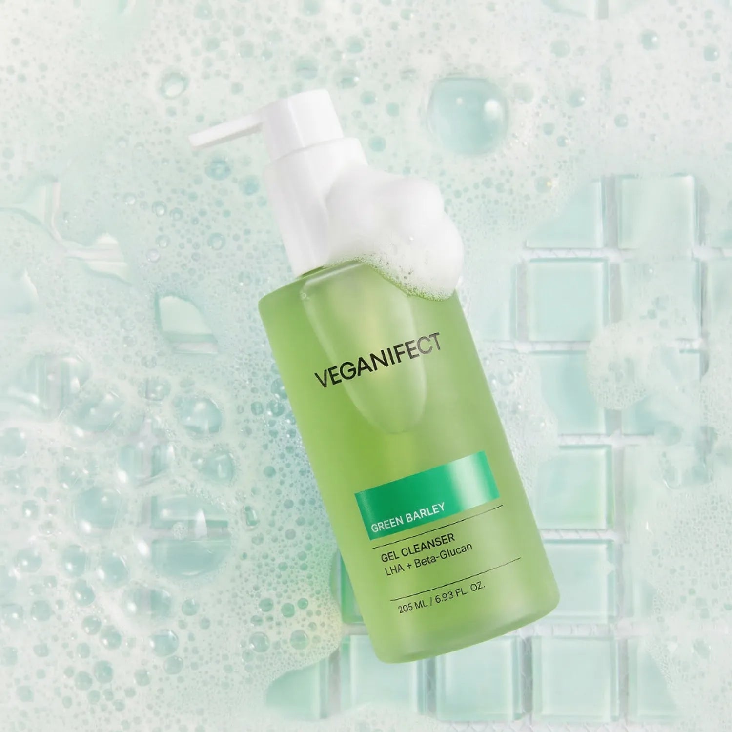 veganifect Green Barley LHA Gel Cleanser 205ml Set (+Cleansing Oil 20g)