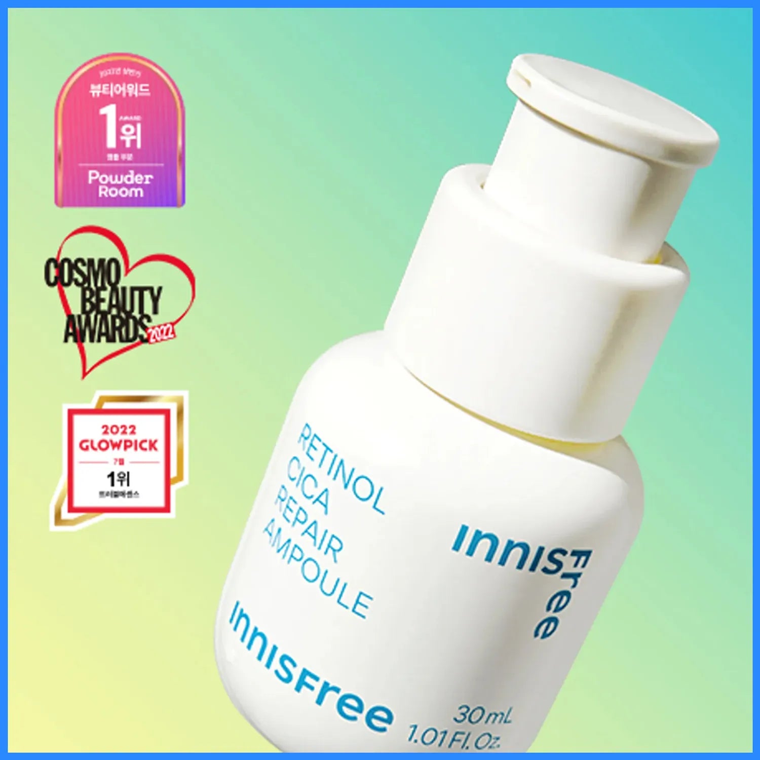 innisfree Retinol Cica Repair Ampoule 30mL