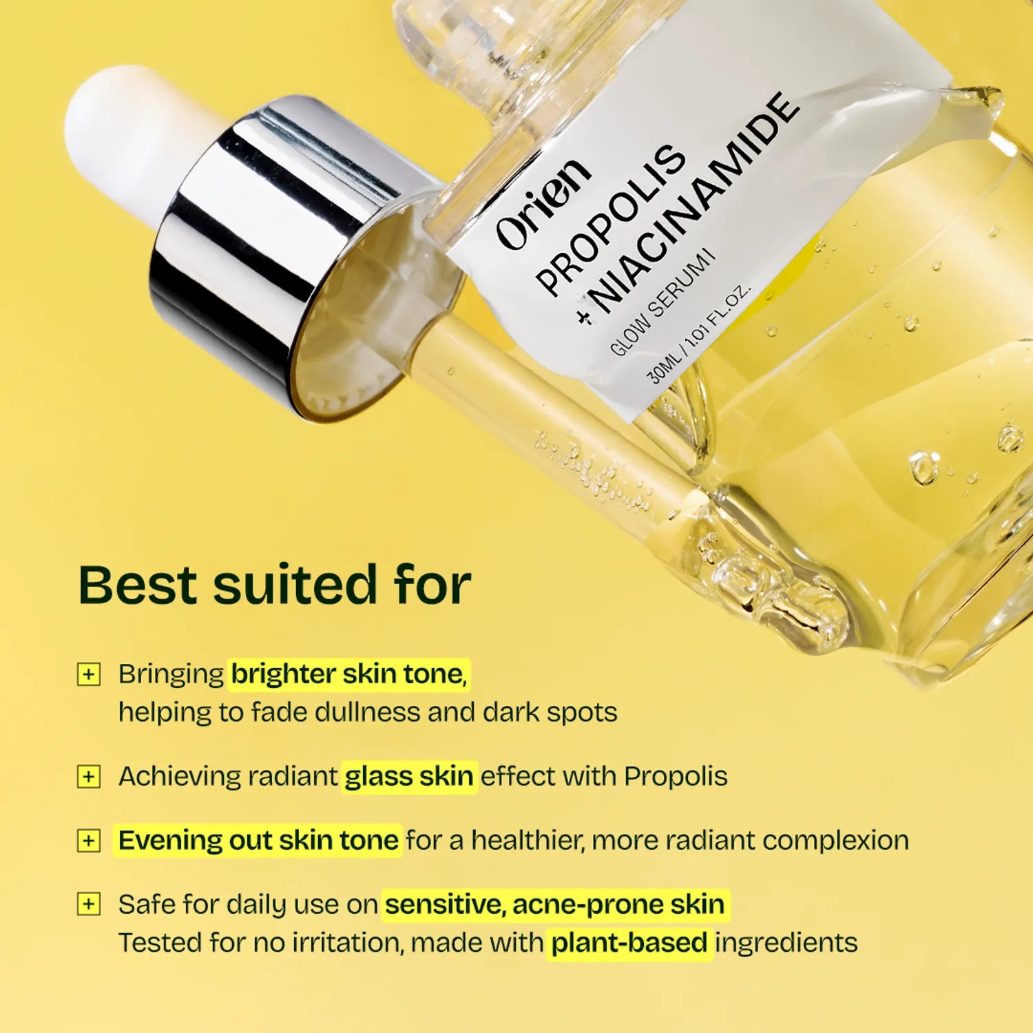orien Propolis Niacinamide Glow Serum 30ml