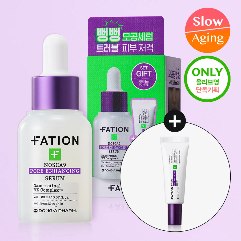 FATION Nosca9 Pore Enhancing Serum 20ml Set (+5ml)