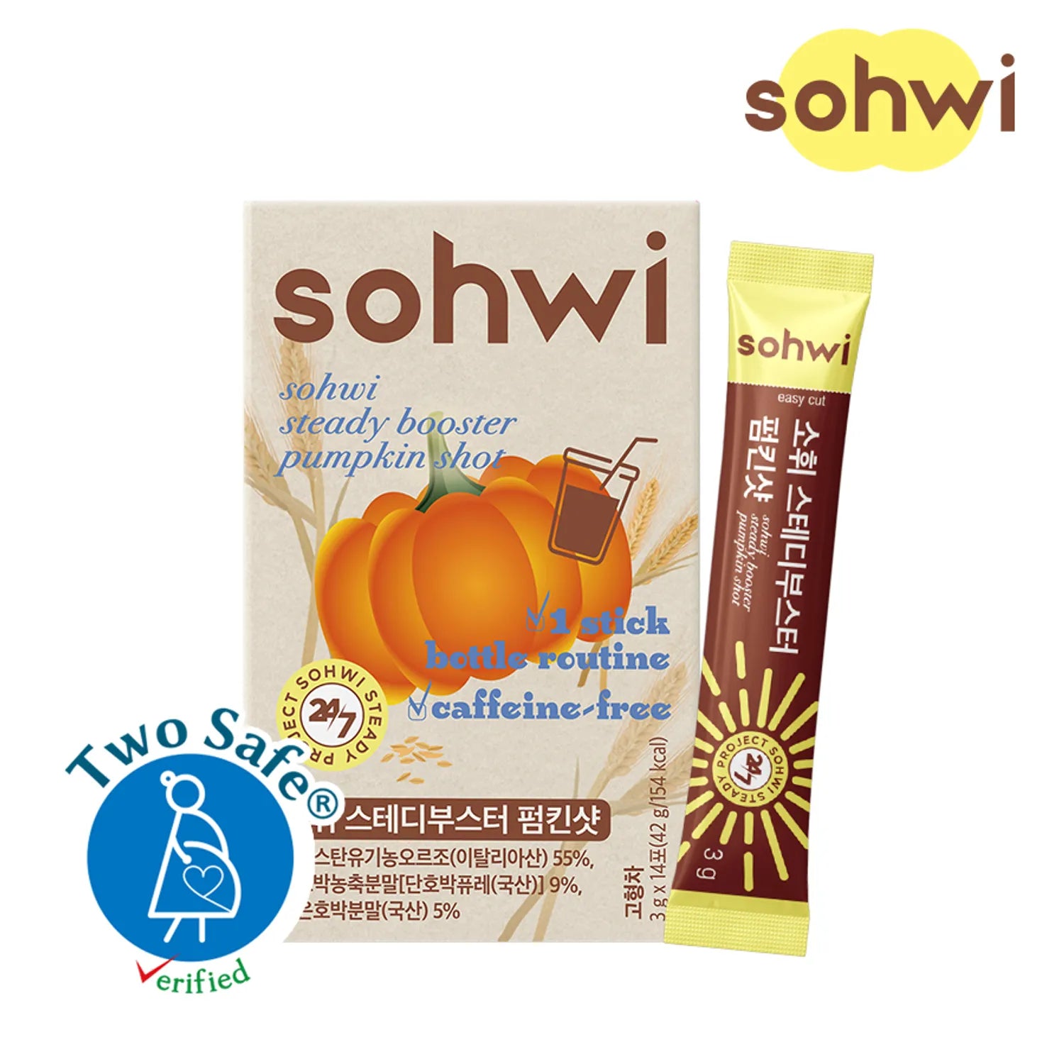 Sohwi Steady Booster Pumpkin Shot