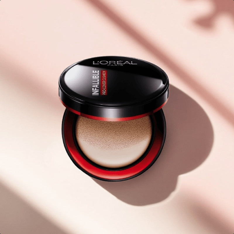 L'oreal Infallible Pro-Cover Air Cushion BB Concealer Cushion, Oil-control, Long-lasting, #120