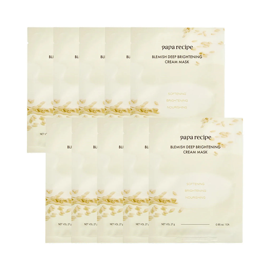 papa recipe Blemish Deep Brightening Cream Mask Sheet 10ea