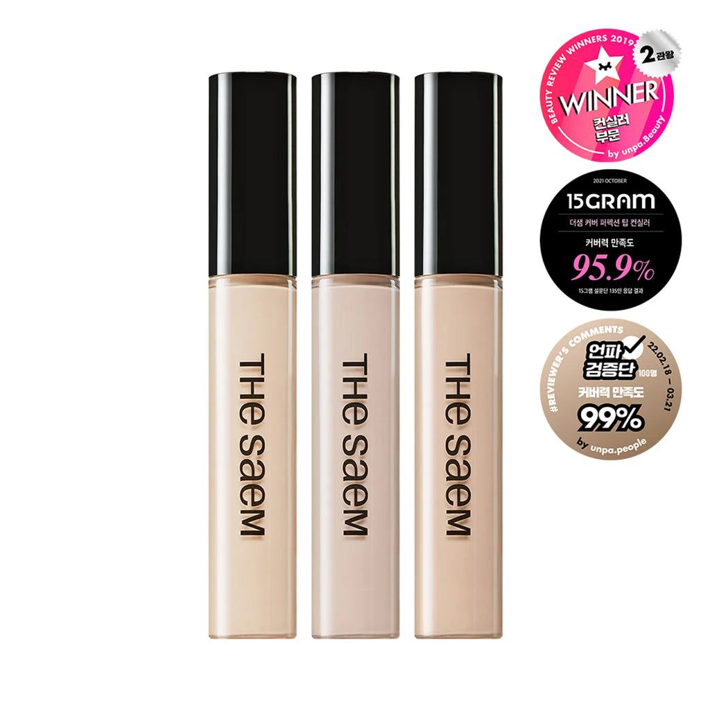THE SAEM Cover Perfection Tip Concealer 9.5g (7 Shades)