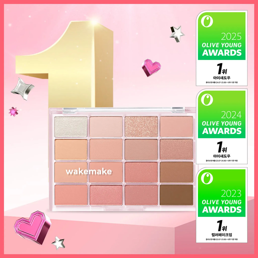 WAKEMAKE Soft Blurring Eye Palette (12 Options)