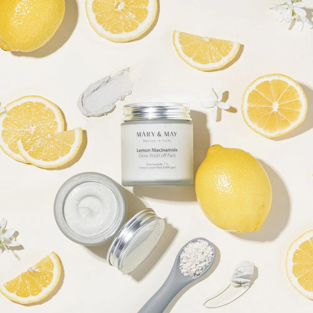 Mary & May Lemon Niacinamide Glow Wash Off Pack 125g