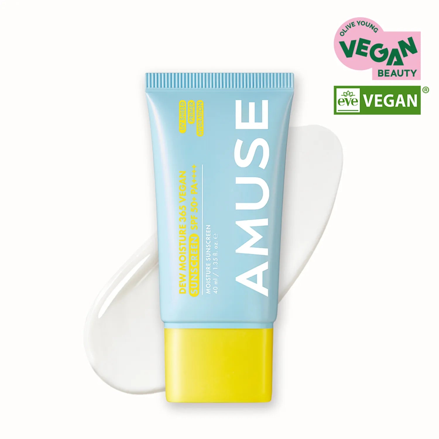 AMUSE Dew Moisture 365 Vegan Sunscreen 40mL