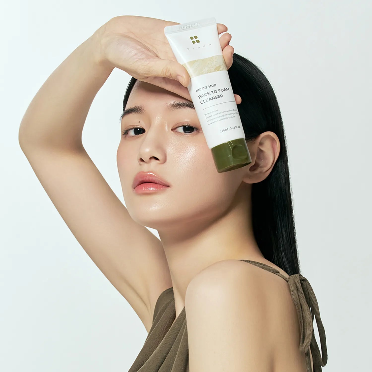 [ATEEZ PICK] BRMUD Relief Mud Pack To Foam Cleanser 110mL