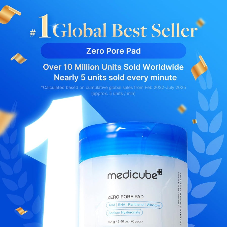 medicube Toner Pads Zero Pore Pad 2.0 70 Pads (1 Pack)