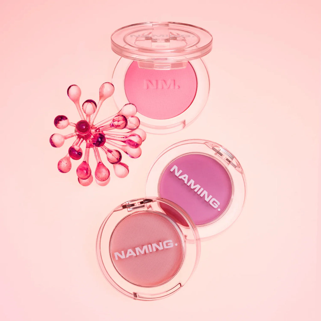 NAMING. Fluffy Powder Blush (Set/Single) (21 Colors)