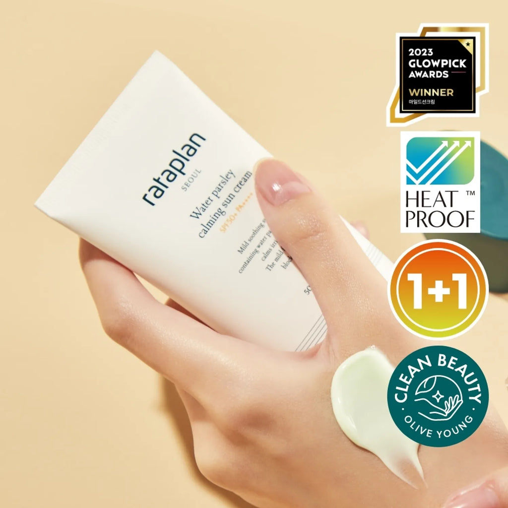 rataplan Water Parsley Calming Sun Cream 50mL 1+1 Special Set