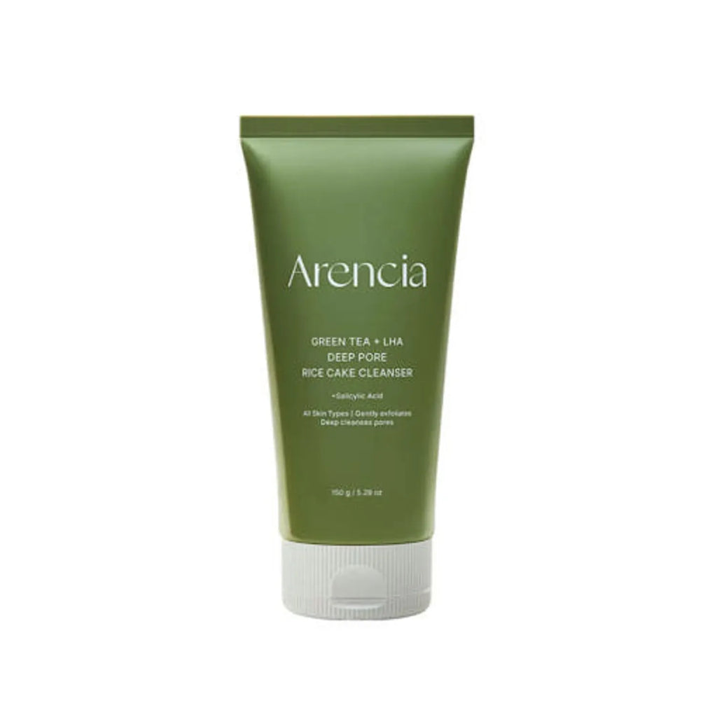 Arencia Green Tea + LHA Deep Pore Rice Cake Cleanser 150g Set (+Cleansing Balm 3g*6ea)