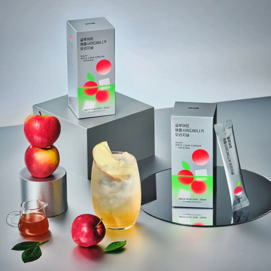 Gluet Apple Cider Vinegar #Original 15 Sticks Set (+2 Sticks)