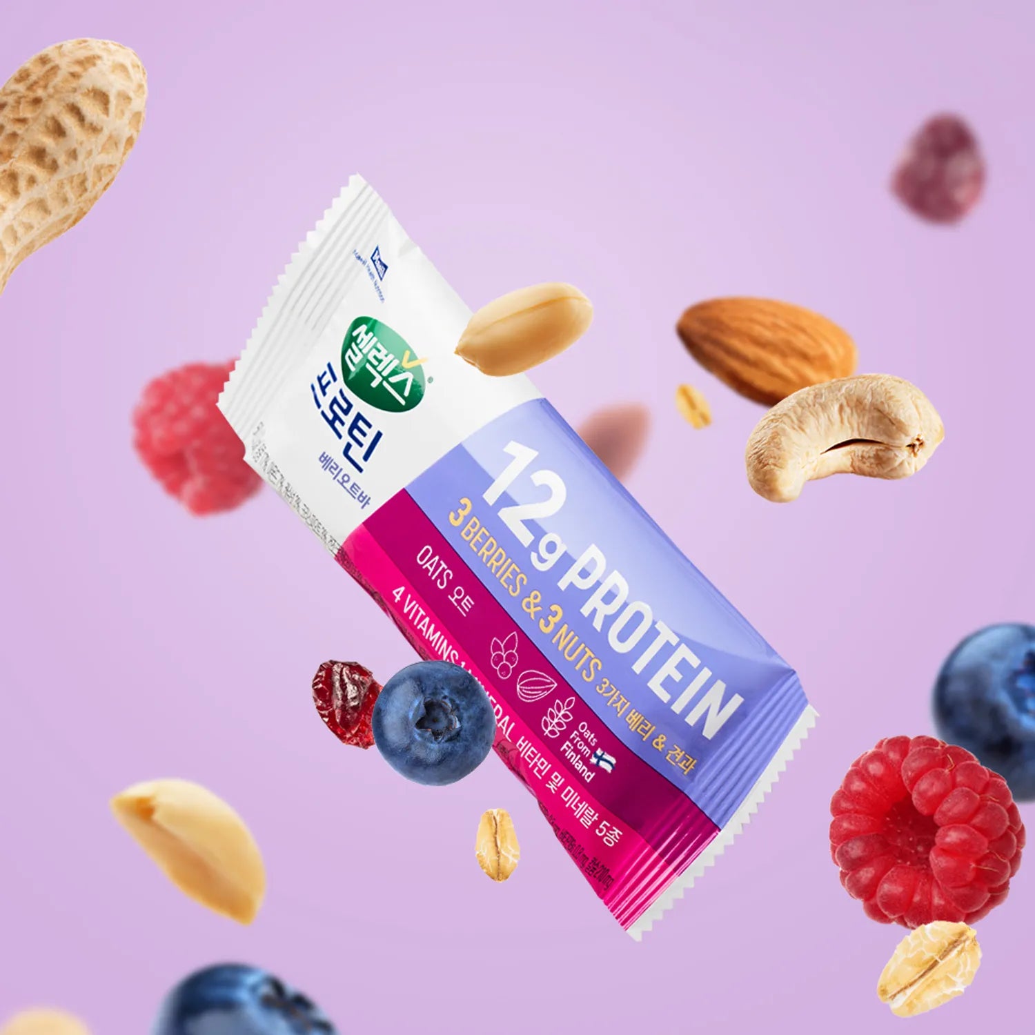 Selex Protein Bar Berry Oat 50g