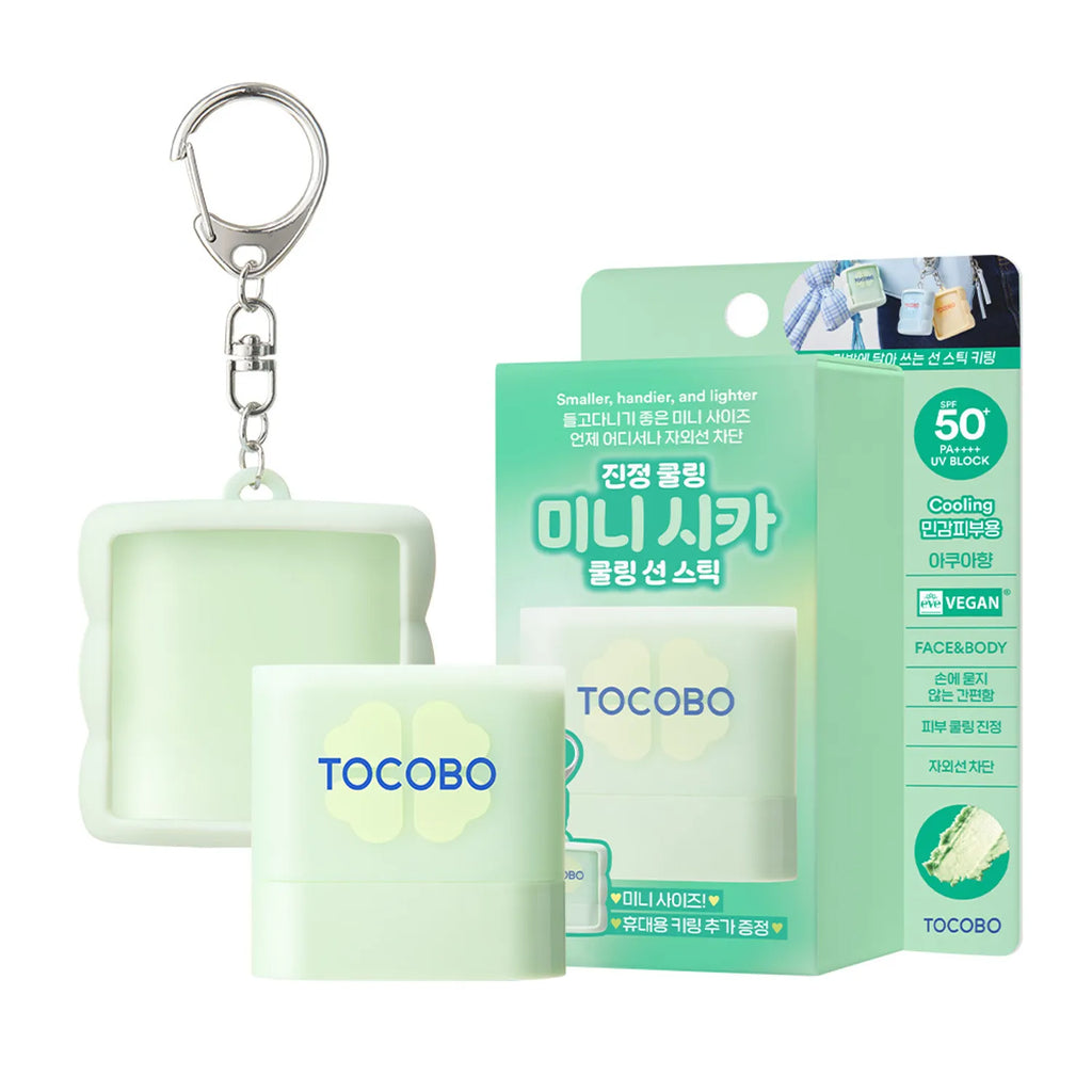 TOCOBO Mini Cica Cooling Sun Stick 11g Set (+Mini Sun Stick Keyring)