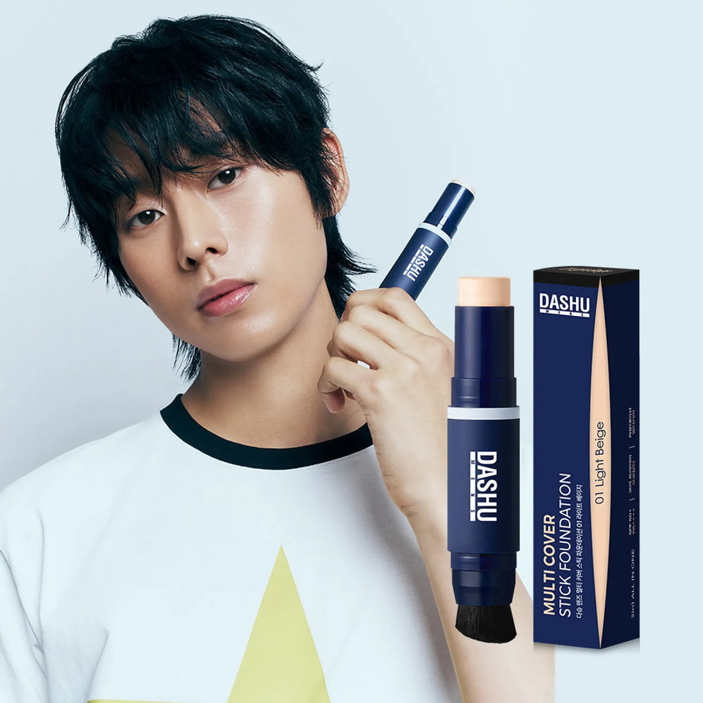 DASHU Mens Multi Cover Stick Foundation