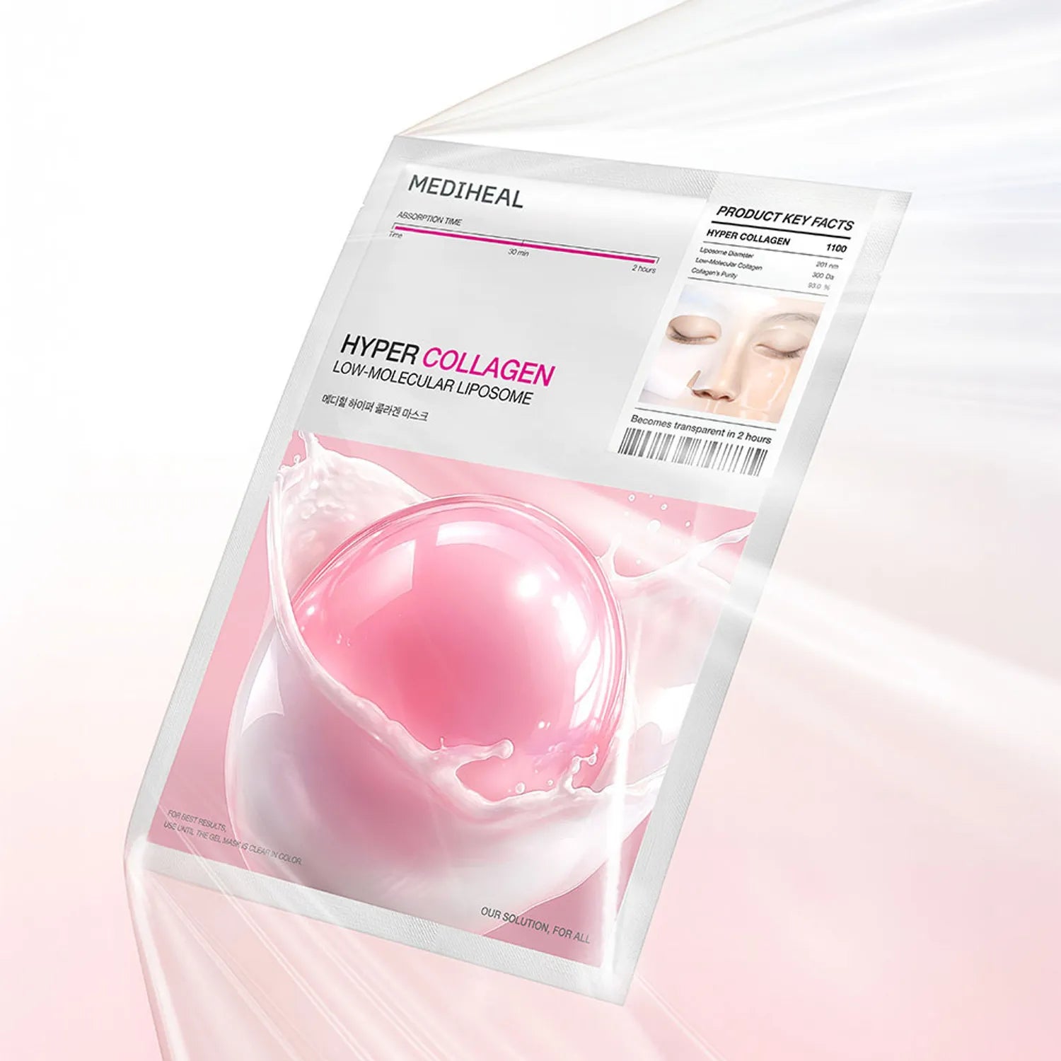 MEDIHEAL Hyper Mask Sheet 1ea (PDRN/Collagen/Hyaluronic Acid)