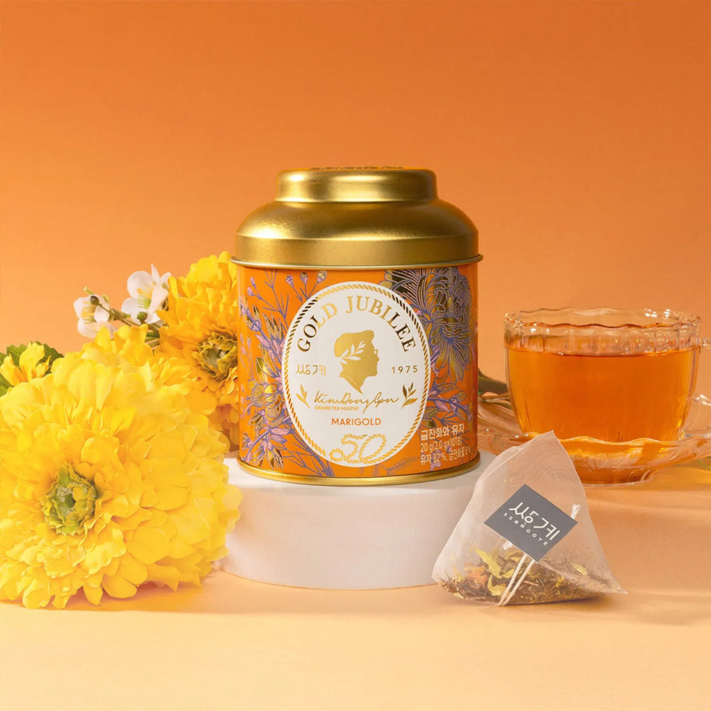 Ssanggye Gold Jubilee #Marigold & Citron Tea 10 ea