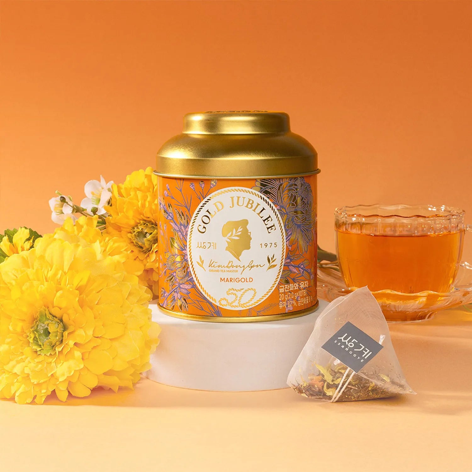 Ssanggye Gold Jubilee #Marigold & Citron Tea 10 ea