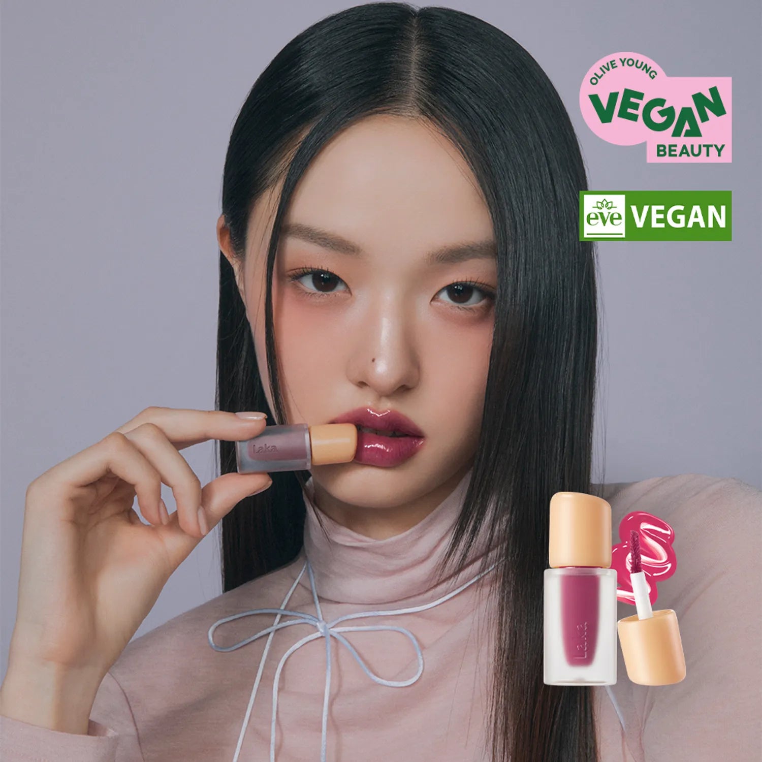laka Fruity Glam Lip Tint Mini 1.9ml (50 Colors)