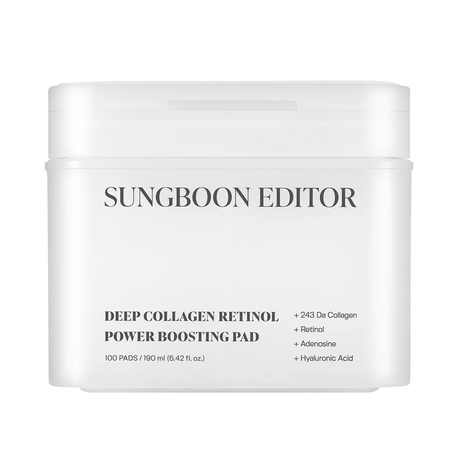 SUNGBOON EDITOR Deep Collagen Retinol Power Boosting Pad 100P