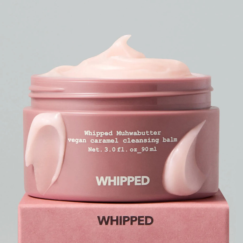 Whipped Muhwabutter Vegan Caramel Cleansing Balm 90ml Set (+3ml*4ea)