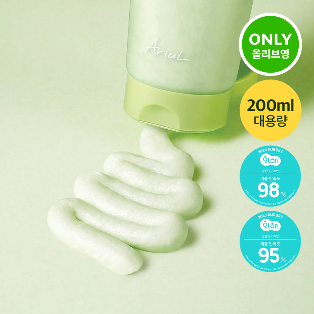 Ariul Apple Cider Whipping Cream Cleanser 200ml Large Size