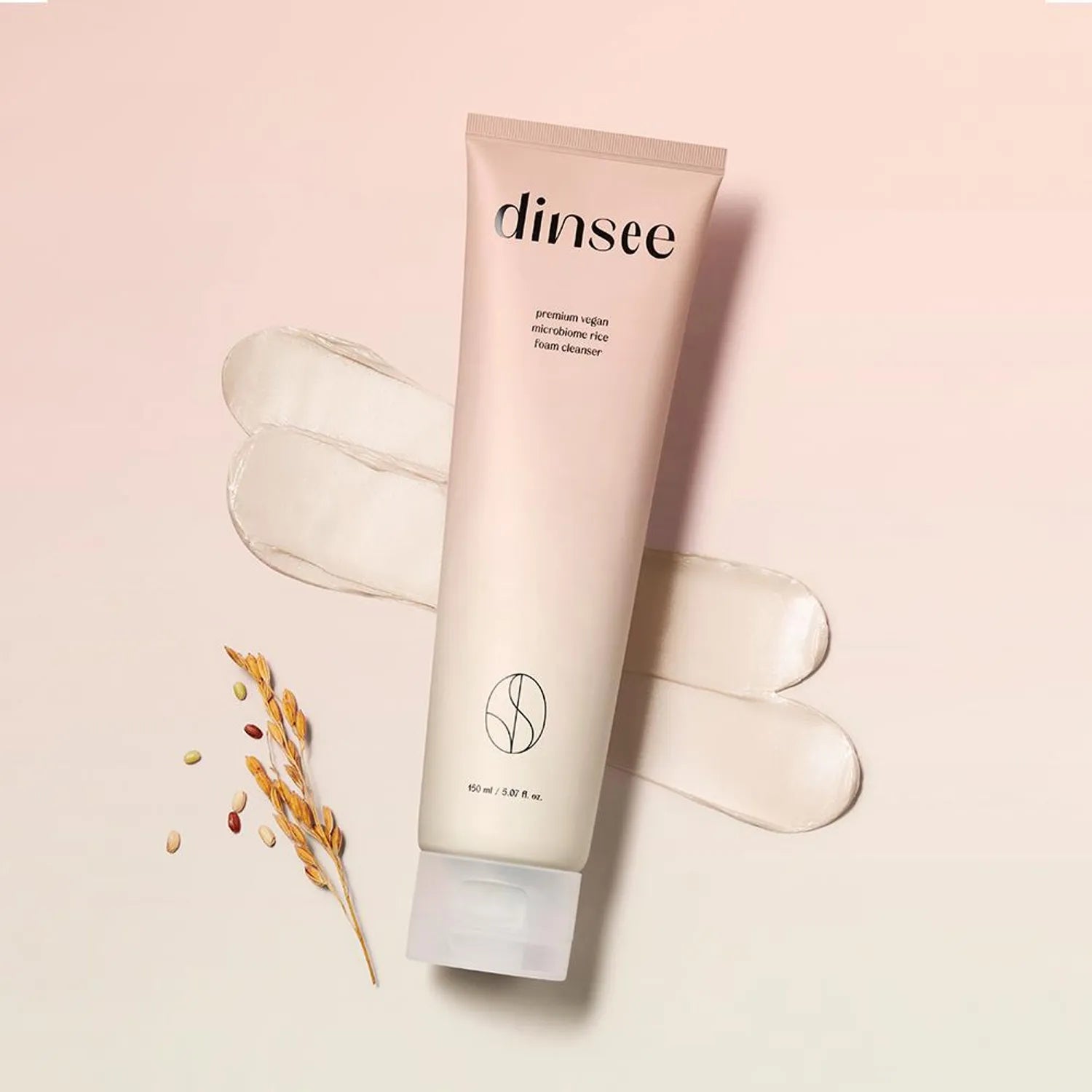 Dinsee Premium Vegan Microbiome Rice Foam Cleanser 150ml