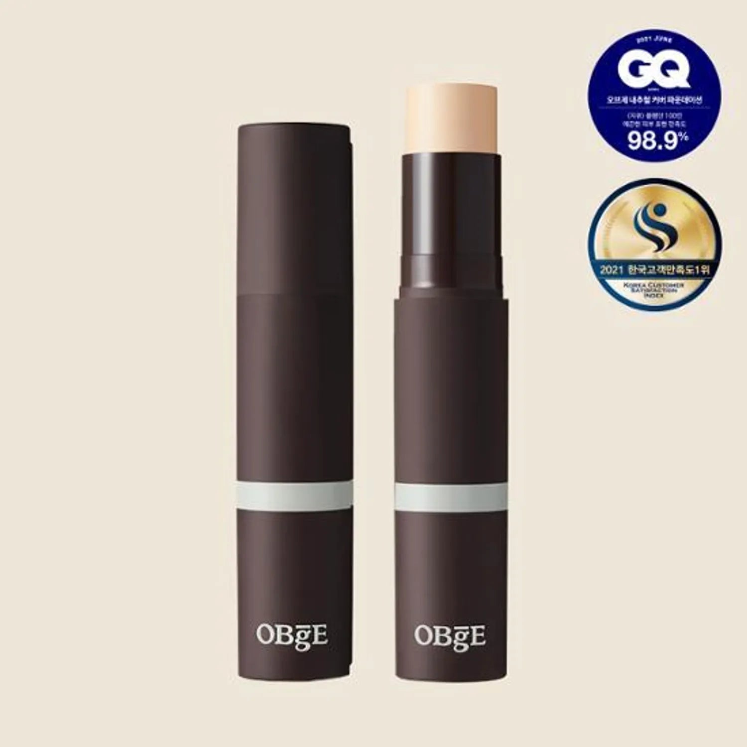 OBgE Natural Cover Foundation 13g (SPF50+, PA++++)