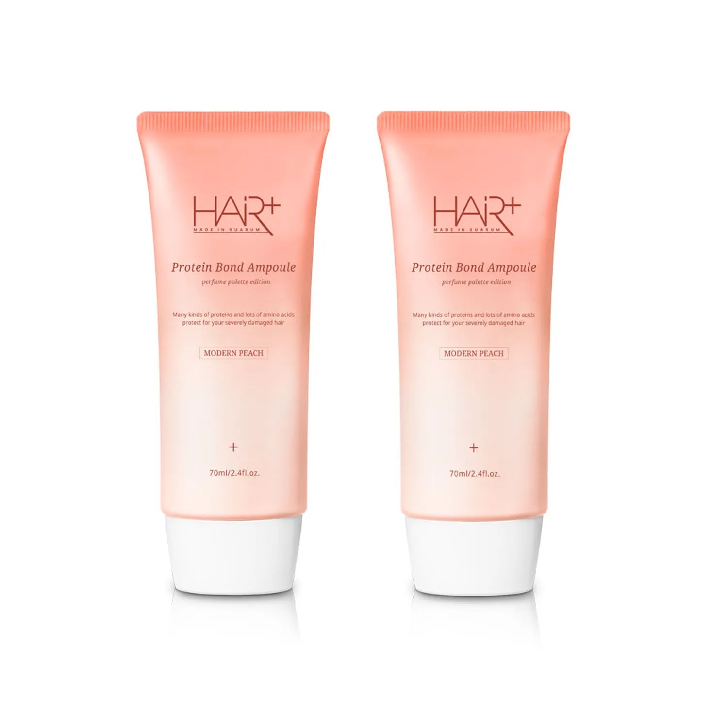 HAIRPLUS Protein Bond Ampoule Modern Peach 1+1 Pack (70ml*2)