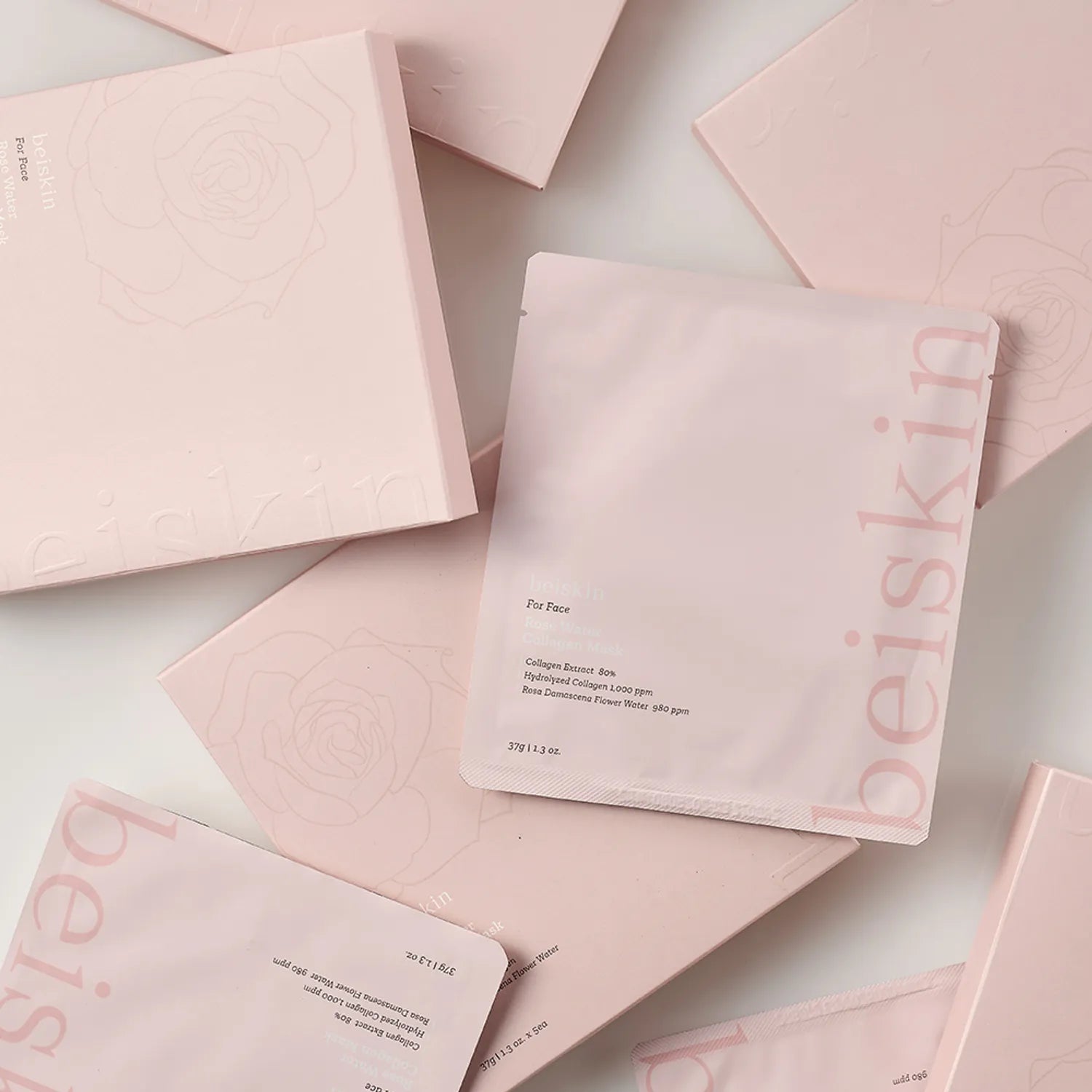 beiskin Rose Water Collagen Mask Sheet 5ea